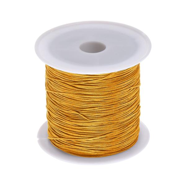 【本商品は海外出荷】お届けは通常20-30日を頂いております。サイズ - 1巻 x 50 ヤード (45M)直径約0.6mmのナイロン製クラフト糸です。さまざまな色を取り揃えています。素材 - 柔軟なナイロンコード、非常に柔らかく滑らかな表...