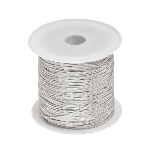 【本商品は海外出荷】お届けは通常20-30日を頂いております。サイズ - 1巻 x 50 ヤード (45M)直径約0.6mmのナイロン製クラフト糸です。さまざまな色を取り揃えています。素材 - 柔軟なナイロンコード、非常に柔らかく滑らかな表...