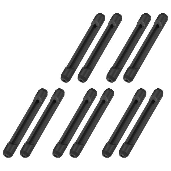 【本商品は海外出荷】お届けは通常20-30日を頂いております。カラー: ブラック; 素材: シリコーンゴム; 内径：3 mm; サイズ: 55 mm x 7 mm(L*W); パッケージリスト: 5ペア眼鏡テンプルエンドヒント手順: 1. ...