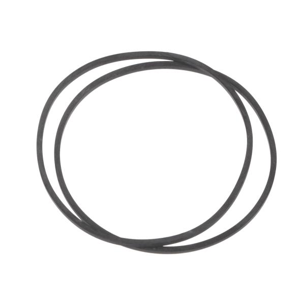 uxcell カセットテープマシンベルト 1 mm正方形 120 mm長さ 折り畳み60 mm ゴム カセットレコーダー修理用 ブラック 2個