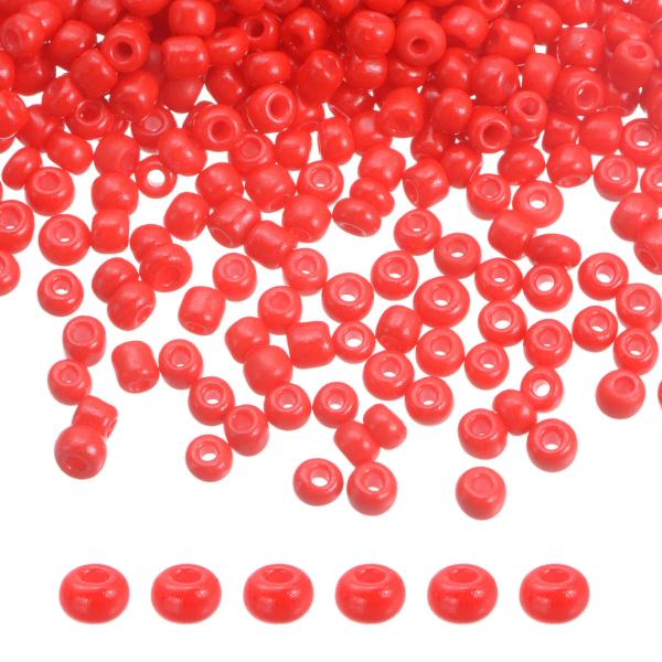 【本商品は海外出荷】お届けは通常20-30日を頂いております。サイズ - カラー: レッド; 高さ: 2.5mm; 直径: 3 mm材料 - ビーズはガラス組成、滑らかな表面、頑丈な耐久性、職人技、軽量で作られています。特徴 - 最も一般的...