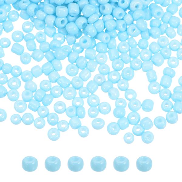 【本商品は海外出荷】お届けは通常20-30日を頂いております。サイズ - カラー: ライトブルー; 高さ: 2.5mm; 直径: 3 mm材料 - ビーズはガラス組成、滑らかな表面、頑丈な耐久性、職人技、軽量で作られています。特徴 - 最も...