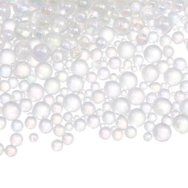 【本商品は海外出荷】お届けは通常20-30日を頂いております。サイズ - 1-3 mm。重量: 450g。材料 - ドロップレットバブルビーズは品質の高いガラス製で、安全で無臭ですので、安心してお使いいただけます。樹脂フィラーは表面が滑らか...