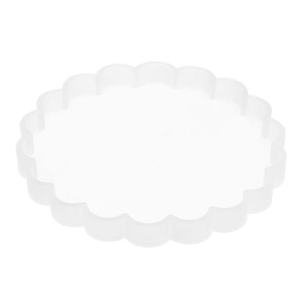 【本商品は海外出荷】お届けは通常20-30日を頂いております。サイズ - 直径: 145 mm; 高さ: 15 mm; 壁の厚さ: 3 mm材料 - 大きなシリコントレイ型はシリコン製で、柔軟で厚みがあり、再利用可能で、型取りが簡単で、表面...