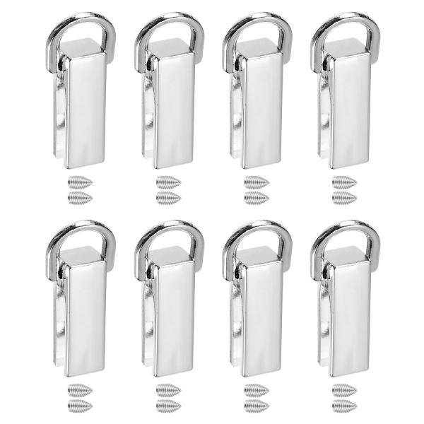 uxcell バッグサイドクリップバックル 7mm 金属製 吊り下げ