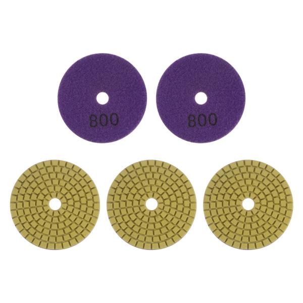 【本商品は海外出荷】お届けは通常20-30日を頂いております。サイズ-75mm直径、800グリット、12mm穴径; 接続タイプ：フックとループ。(パッドがバックプレーンの中央にあることを確認します。高速グラインダーは使用しないでください。ま...