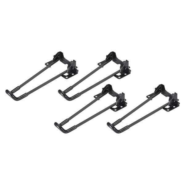 テーブル脚　折りたたみ　シルバー　スチール 清水材木店 テーブル脚 Z型 シルバーヘアライン仕上げ 奥行46cm