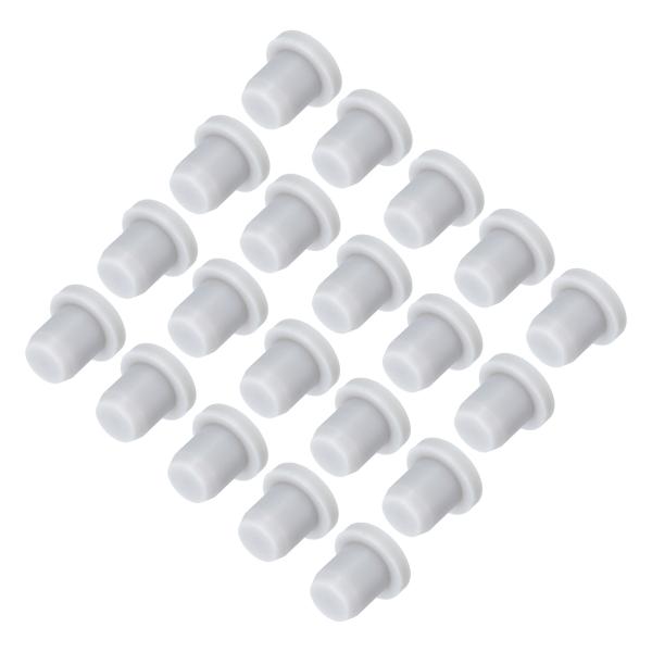 uxcell 耐高温シリコンプラグ マウント 直径6.5mm T字型ソリッド