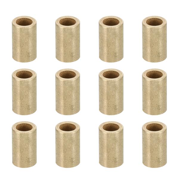 PATIKIL M4真鍮スペーサー 12個入り 4mm内径×6mm外径×10mm長 M4