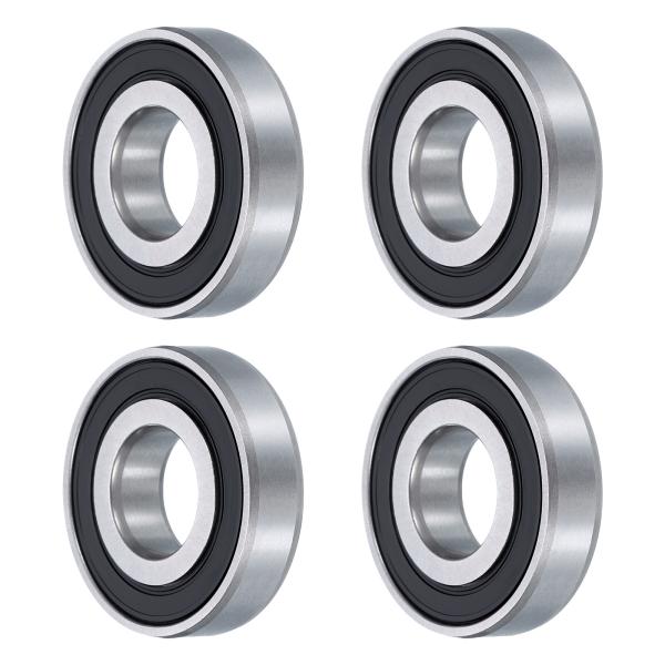 uxcell 4個入り 16001-2RS 深溝玉軸受 12mmx28mmx7mm 高炭素クロム鋼 Z3 二重ゴムシールド軸受（a b eC3）