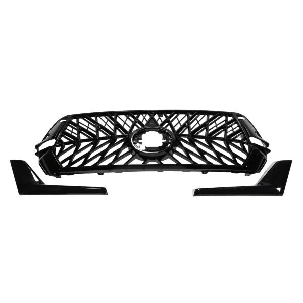 X AUTOHAUX トヨタに対応 ランドクルーザー LC200 2016-2020 用 フロントアッパーバンパーグリル グリル フェイスリフト TR