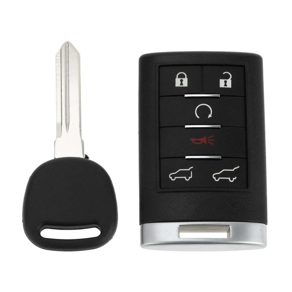 X AUTOHAUX 315MHz OUC6000066 キーレスエントリーリモートイグニッショントランスポンダーキーフォブ キャデラックに対応CTS