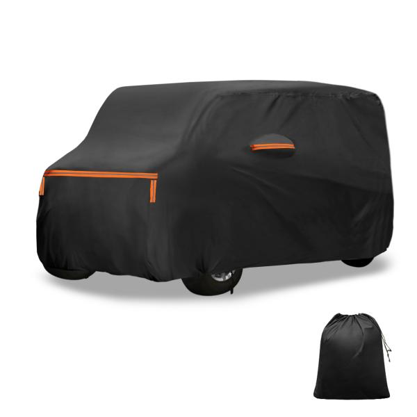 X AUTOHAUX ボディカバー スパンレース綿 新型100%防水生地&5層構造 裏起毛 塗装面保護  霜除けカバー 410*170*160cm