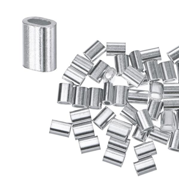 【本商品は海外出荷】お届けは通常20-30日を頂いております。[多目的使用] - ケーブル、ドッグチェーン、物干しロープの端を固定および圧着するのに適しています。また、吊り上げ、索具、海洋、屋外用途でのスチールワイヤーロープの固定にも最適で...