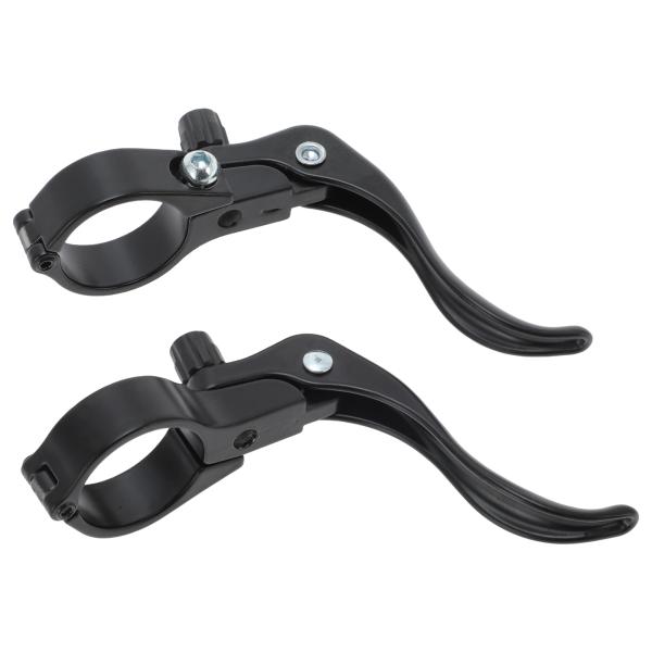 BULLSPANN 補助ブレーキレバー アルミ合金製 自転車用 ロードバイク・マウンテンバイク用 ブラック 31.8mm 1対