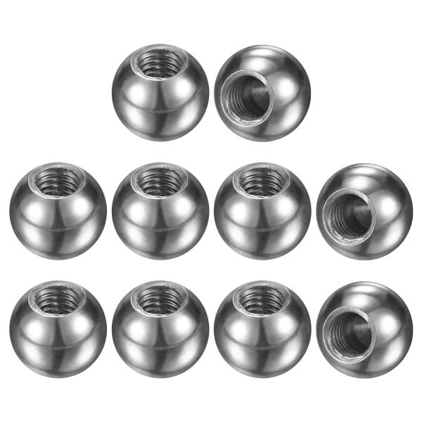 M METERXITY 10個のネジ付きボールナットノブ M5x10mm 304ステンレス鋼女性スレッドボールナットキャップ 照明器具/機械/DIY用
