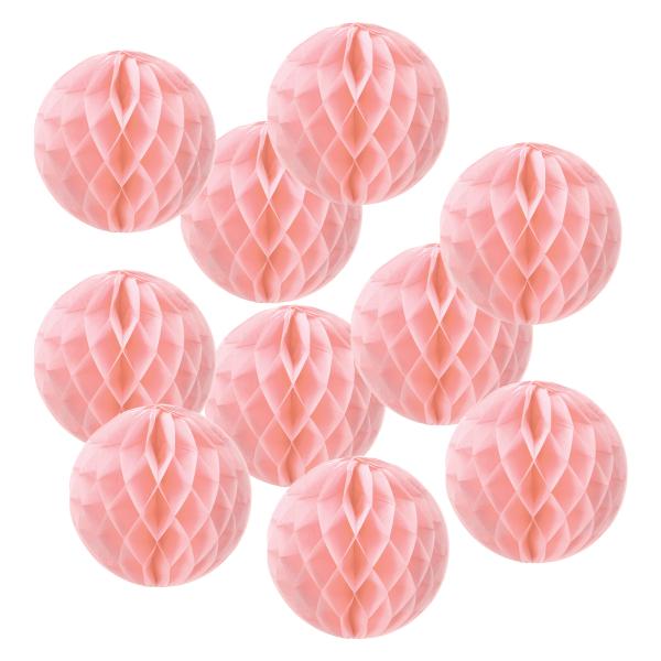 【本商品は海外出荷】お届けは通常20-30日を頂いております。カラー：ライトピンク；素材：ペーパー；直径：35 cm / 14 インチ；パッキングリスト：10個 x ハンギングティッシュフラワーボール利点：これらのハンギングペーパーボールは...
