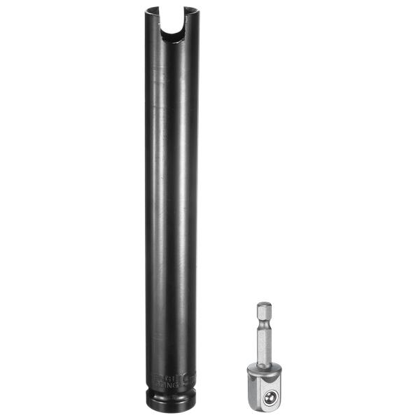 uxcell インパクトソケット 19mmメトリックソケット ディープ6角 差込角1/2