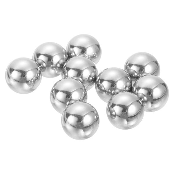 uxcell 12mm ベアリング ボール 10個 304 ステンレス スチール G100 精密 ボール メートル法 混用 ボール ベアリング 自転車