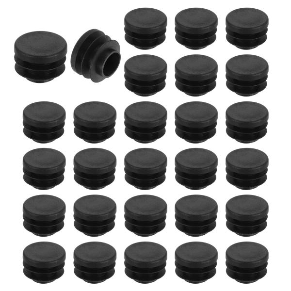 uxcell パイプキャップ プラスチックパイプ エンドキャップ プラスチック 家具金属製テーブル脚用 内径20mm~15mm 外径18mm 高さ13