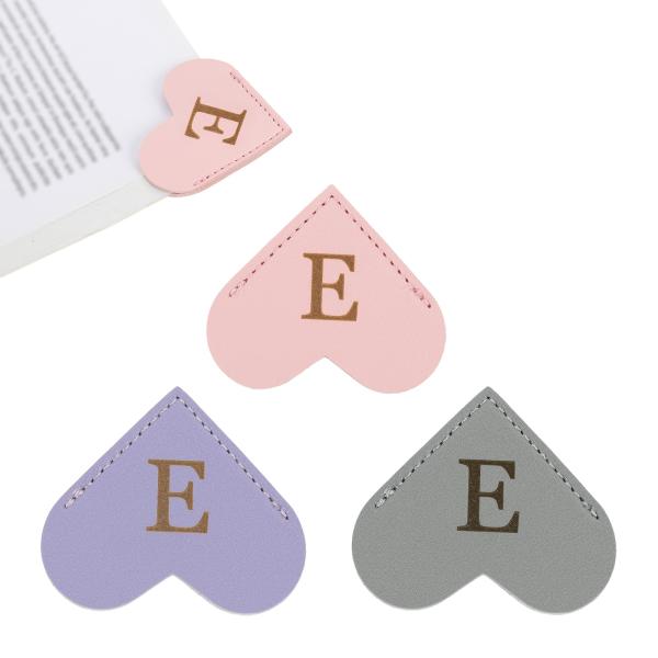 【本商品は海外出荷】お届けは通常20-30日を頂いております。カラー：ピンク、パープル、グレー；素材：レザー；全体サイズ：63.5 x 50mm（縦×横）；パッケージ内容：コーナーブックマーク3個利点：当社のブックマークはレザー製で、触り心...