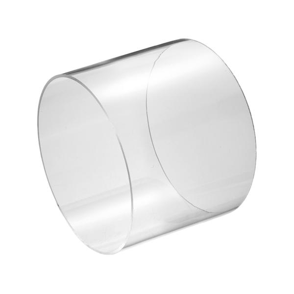 uxcell クリア 硬質 アクリル パイプ 143 mm(5.63インチ) 内径 × 150mm(5.91インチ) 外径 4インチ 丸型 ポリカーボ