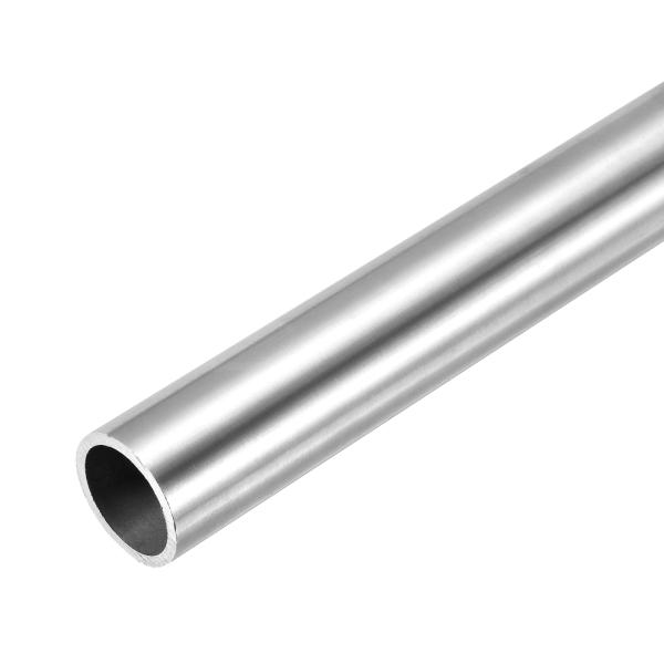 uxcell 304 ステンレス 鋼 パイプ 18mm 内径 22mm 外径 305mm 長さ 丸型 シームレス ストレート スチール メタル キャピ