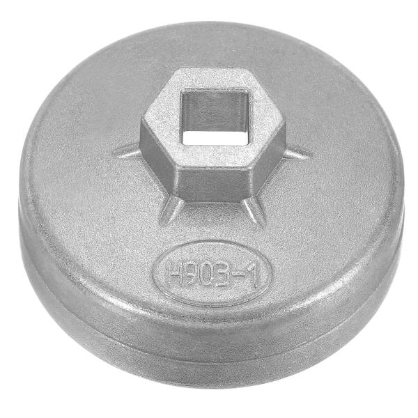 uxcell オイルフィルターキャップレンチ 15溝 内径75mm 1/2
