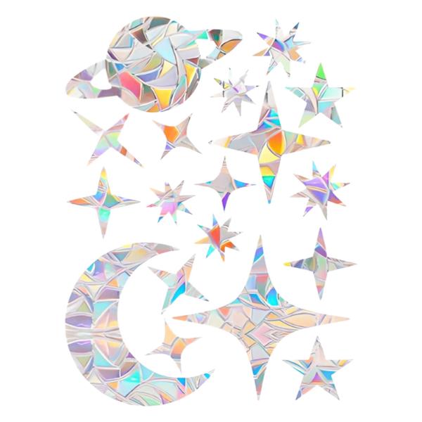 【本商品は海外出荷】お届けは通常20-30日を頂いております。【太陽光で虹色に輝く】特殊プリズム加工で、窓に貼るだけで美しい虹色の光を楽しめます。【簡単取り付け】静電接着式で、剥がしても跡が残らず何度でも貼り直せます。【自由なデザインミック...