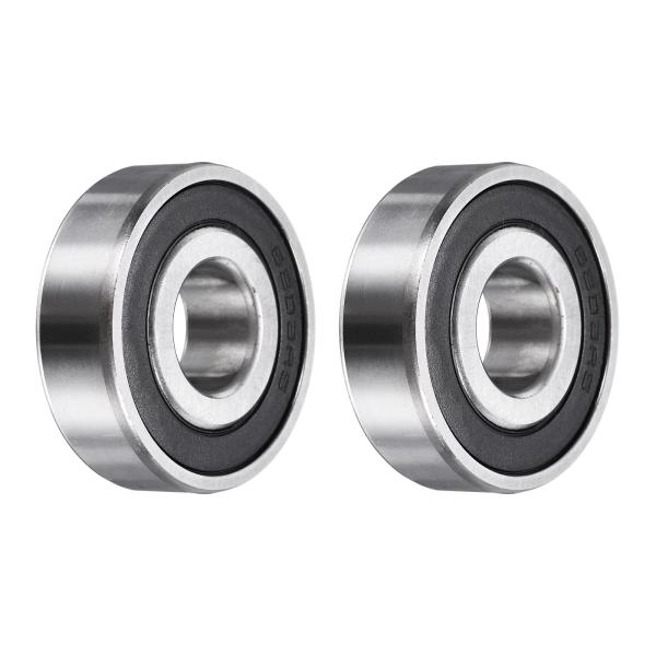 uxcell 2個 154012-2RS 非標準ボールベアリング 内径15mm×外径40mm×幅12mm ダブルゴムシール クロム鋼ベアリング 産業機
