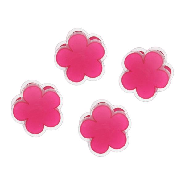 GLIDESMOOTH クリップ アクリルクリップ 固定バックル かわいい 紙モノ 文書整理 文房具 事務用品 表面保護フィルム 再利用可能 4個入