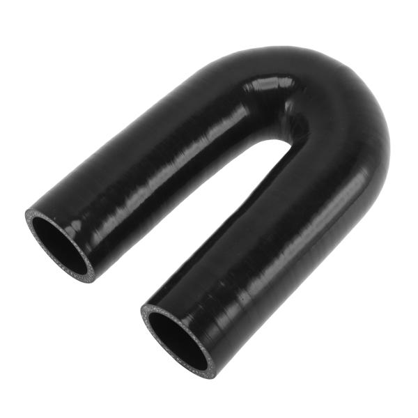ACROPIX ユニバーサル 180度 U字型シリコンエルボホース 内径38mm 4層布補強 カークーリングチューブ 吸気ブーツ