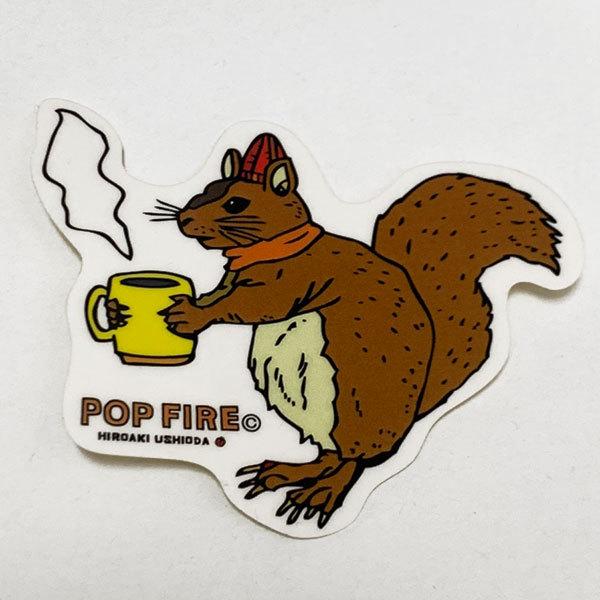 Popfire ポップファイヤー アウトドアステッカー ウシオダ ヒロアキ Ps0011 シール かわいい 可愛い おしゃれ かっこいい ブランド アウトドア Ps0011 トレイルランニング専門店sotoaso 通販 Yahoo ショッピング