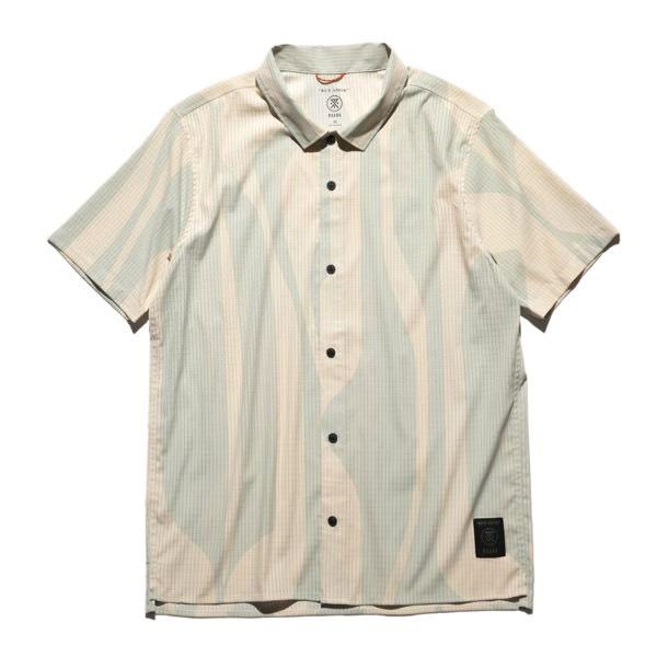 RUN AMOK BLESS UP TRAIL 半袖シャツ　S Bless Up Trail Button Up Shirt in Slate Green – Roark