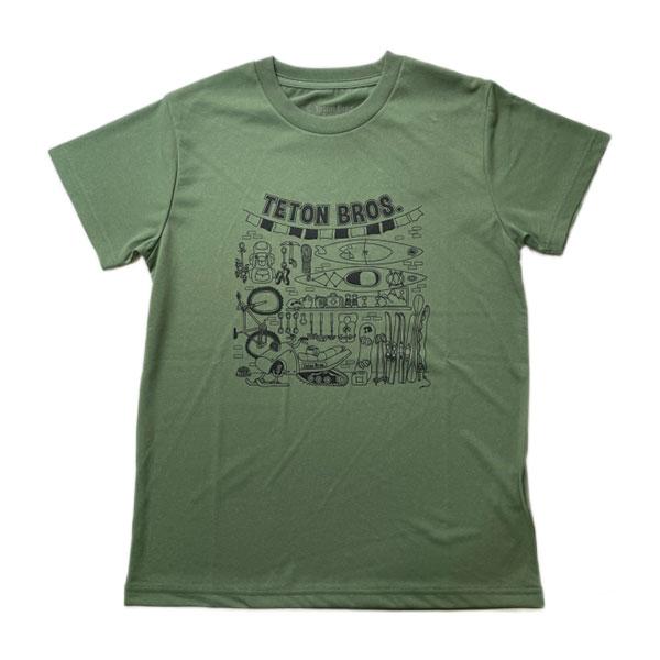Teton Bros. Bros ティートンブロス WS TB Garage Tee