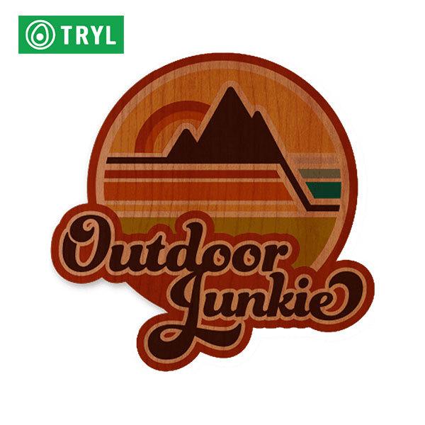 TRYL WOOD STICKER(EbhXebJ[) Explorer ؍ނgpRfނ̃XebJ[ ygCjO/WMO/AEghA/ubVNtg/XebJ[