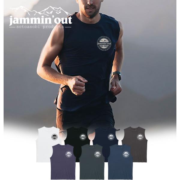 jammin'out ジャミンアウト メンズ・レディース ドライ ノースリーブシャツ タンクトップ