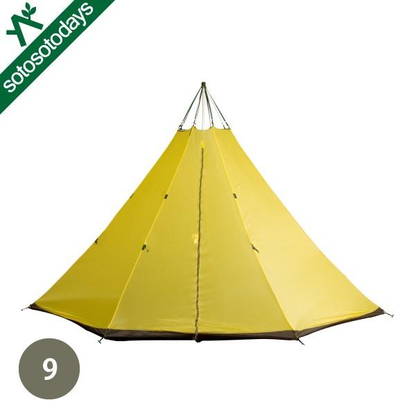 テンティピ インナーテント コンフォート 9 テント : sotosotodays  
