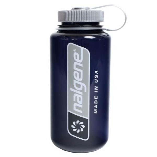 NALGENE（ナルゲン） 広口1.0L Tritan Renew Odyssey Grey Large Logo