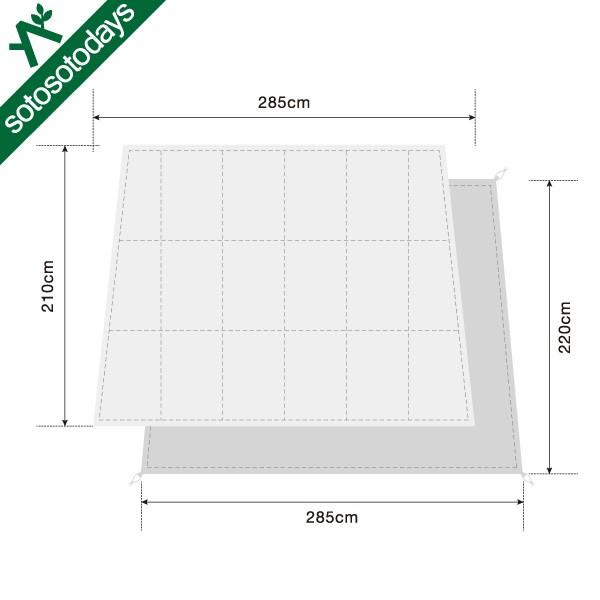 スノーピーク エントリーパック TT用マットシートセット SET-250-1H グランドシート