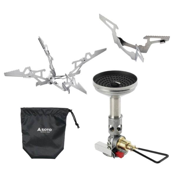 ソト マイクロレギュレーターストーブ ウインドマスター トライフレックスセット SOD-311GS シングルバーナー
