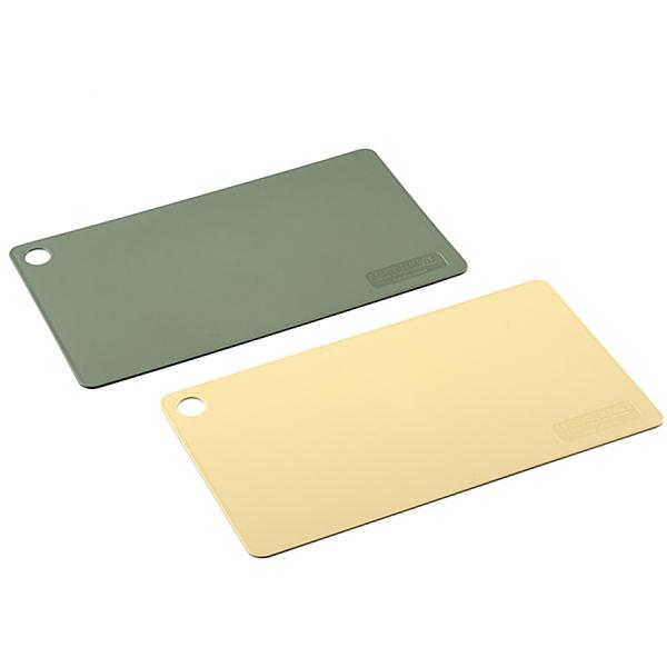 使い易いサイズのソフトまな板カラーはカーキグリーンとベージュの便利な2枚セット[ソフトまな板]　●当店は土日祝の出荷はお休みです。