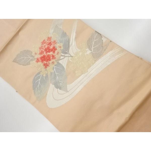 紗 紫陽花模様織出し名古屋帯 - 通販 - dramarianamattedi.com.br