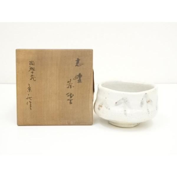 ys7006252; 宗sou 十二代 加藤景秋造 志野茶碗（共箱）【道】 : お