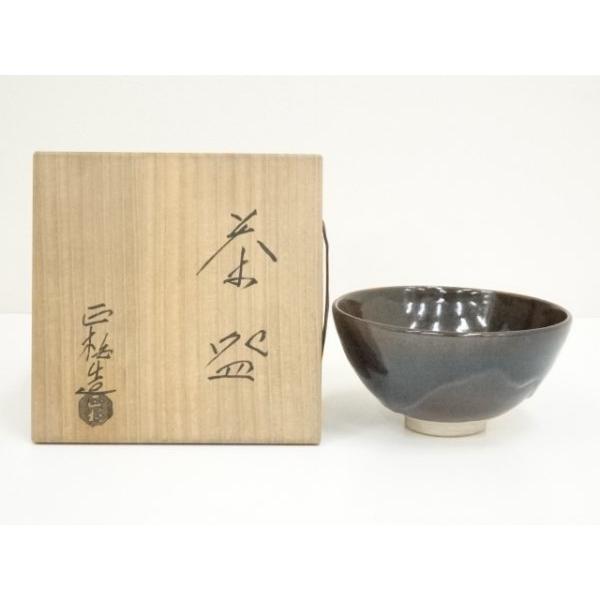 七代窯元大塩正人　赤膚焼　清水公照絵付茶碗　共箱　M1503 個展のお知らせ 会期: 2025年11月1日(土)〜11月17日(月) 時間: 10〜19