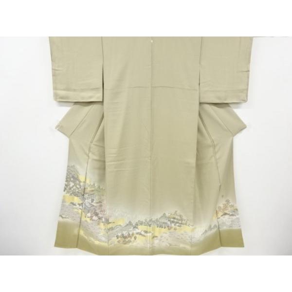 ys7104480; 宗sou 作家物 寿光織「王朝物語賀茂祭図」織り出し五つ紋色  