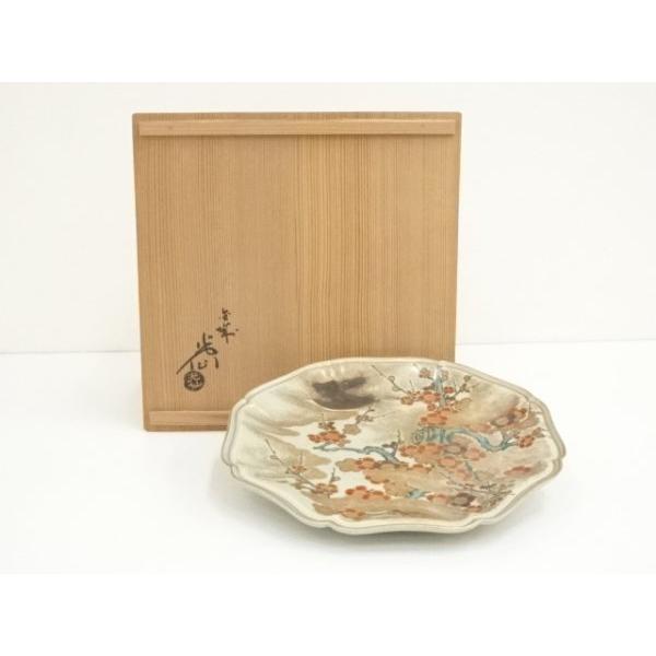 ys7244161; 宗sou 九谷焼 光仙窯造 飾皿（共箱）【道】 : お茶道具
