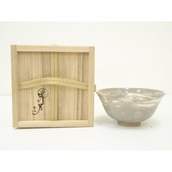 ys7340376; 宗sou 丹山窯 小峠葛芳造 櫛刷毛目茶碗（共箱）【道】 : お
