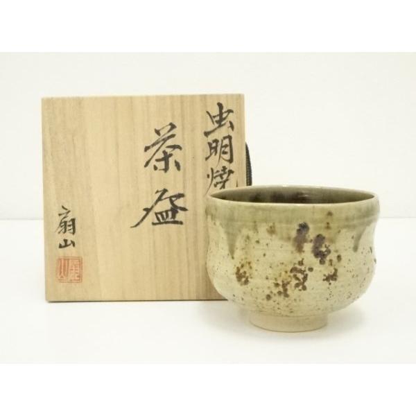 虫明焼　茶碗　茶道具 虫明焼 茶盌 抹茶碗 抹茶茶碗 茶道具 茶器 食器 工芸品 在銘