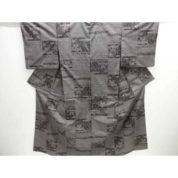 ys7493453; 宗sou 唐花模様織り出し本場泥大島紬着物(5マルキ)【着